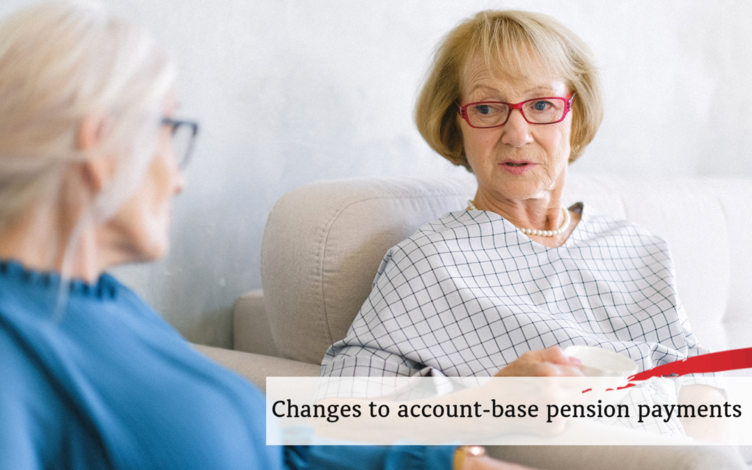 Changes to account-based pension payments