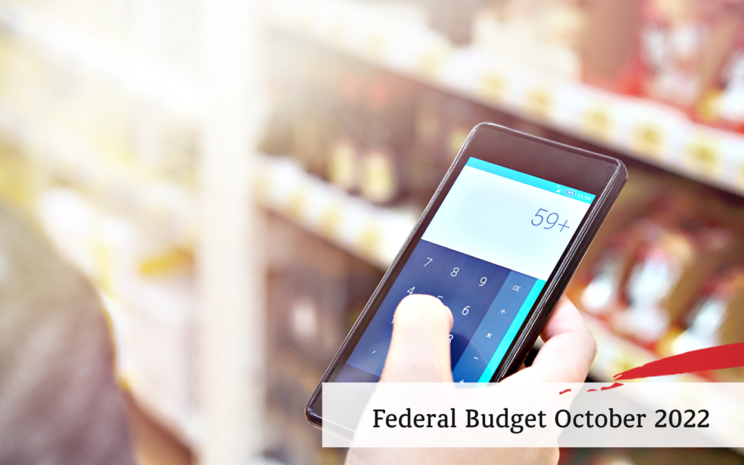 Federal Budget October 2022